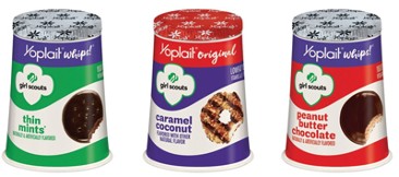 Probably been posted before, but Yoplait has a line of yogurt in glass jars  that are decorated and intended for reuse as decor, the brand and nutrition  stickers are easily removable. 